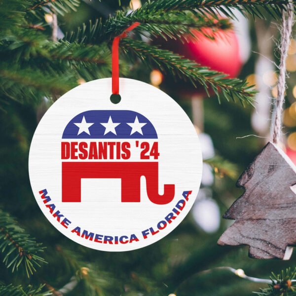 Desantis 2024 Ornament Make America Florida BNN560O