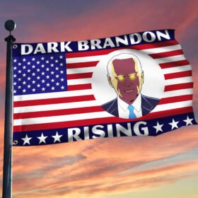 Dark Brandon Rising Pro Biden Grommet Flag TQN473GF