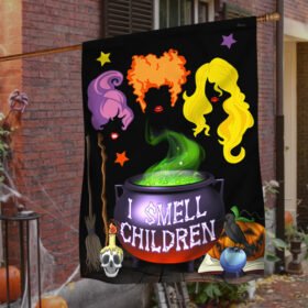 Witches l Smell Children Halloween Flag MLN551F
