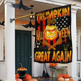 Trumpkin Halloween Flag Make Halloween Great Again LNT515Fv1