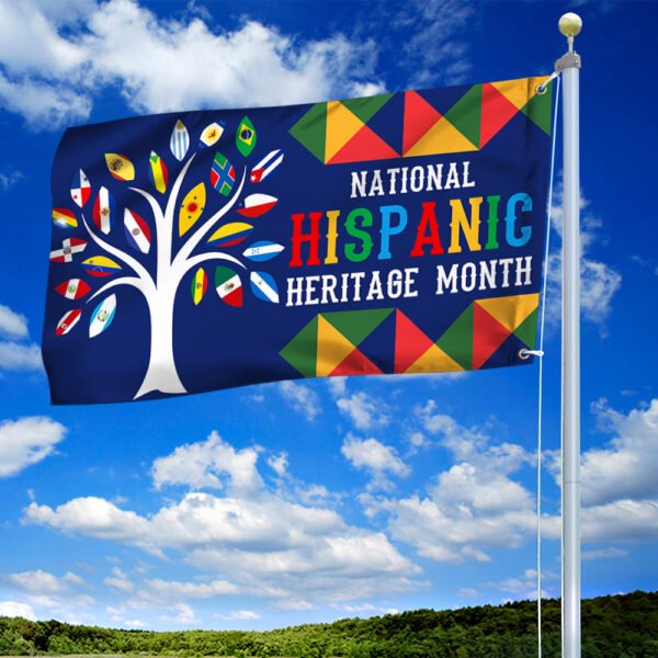 Hispanic Heritage Month All Latin Countries Pride Grommet Flag BNN500GF ...