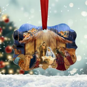 Christmas Ornament 2022 Nativity of Jesus Aluminum Ornament TQN508O