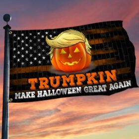 Trumpkin Make Halloween Great Again Halloween Grommet Flag TQN414GF