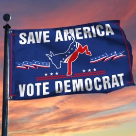 Biden Grommet Flag Save America Vote Democrat BNN504GF
