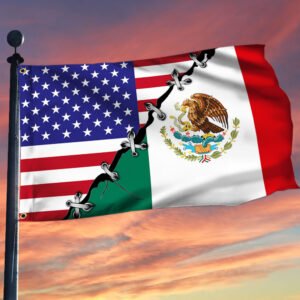 Mexican American Pride Mexican American Grommet Flag BNN494GF