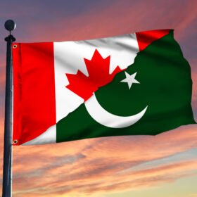 Canada and Pakistan Grommet Flag BNT519GFv9