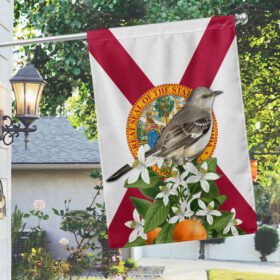 Florida Flag Northern Mockingbird and Orange Blossom BNN542F