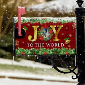 Christmas Mailbox Cover Joy To The World TQN599MB