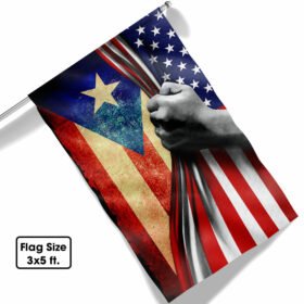 Puerto Rico American Flag QNN126F