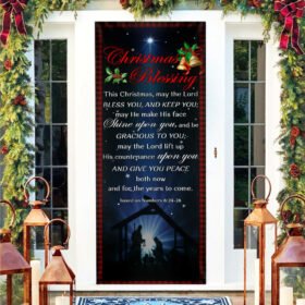 Christmas Blessing Door Cover TQN621D