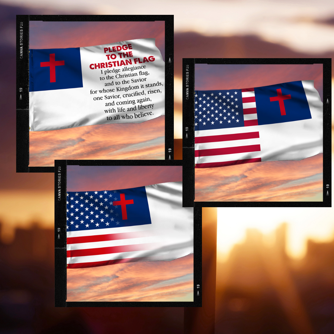 Christian flag pledge