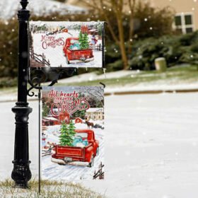 Christmas Decorations Garden Flag & Mailbox Cover PS1310MBS