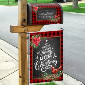 Have Yourself A Merry Little Christmas Garden Flag & Mailbox Cover TQN621MF
