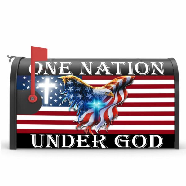 One Nation Under God American Eagle Mailbox Cover THB3602MB