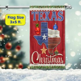 Texas Christmas Flag Merry Christmas LNT626Fv1