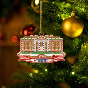 The White House 2022 Gingerbread Christmas Ornament BNN621O