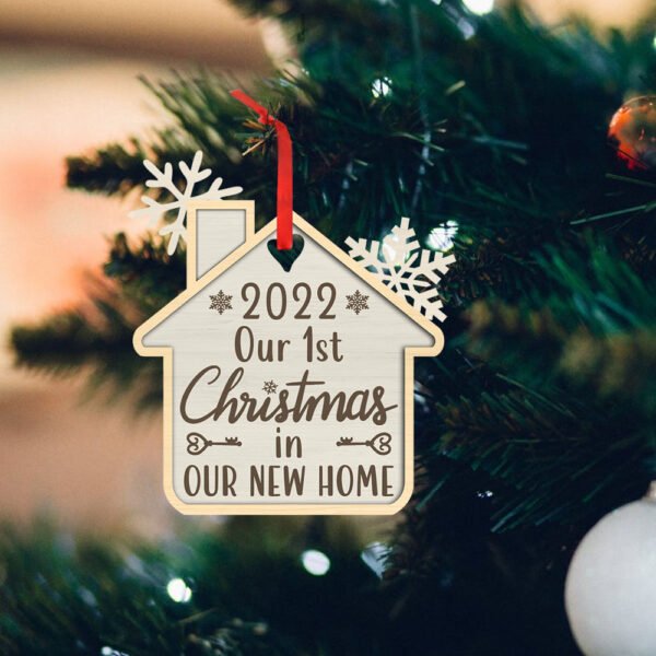 First Home Ornament Our 1st Christmas In Our New Home 2022 Ornament MLN585O