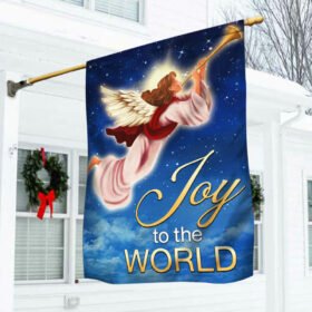 Christmas Angel Flag Joy To The World TQN558F