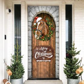 Horse Christmas Door Cover TQN613D