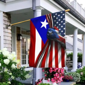 Puerto Rican American Flag Puerto Rico USA TQN1041Fv1