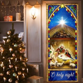 Nativity Scene Christmas Flag O Holy Night BNN578F