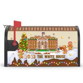 Official 2022 White House Gingerbread Christmas Garden Flag & Mailbox Cover BNN623MF