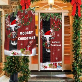 Christmas Farm Door Cover & Banner Home Decor Moorry Christmas LNT636DS