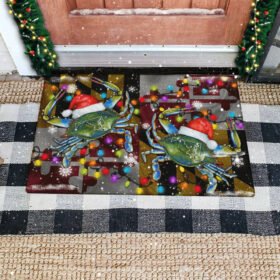 Maryland Christmas Doormat Blue Crab LNT630DM