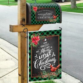 Have Yourself A Merry Little Christmas Garden Flag & Mailbox Cover TQN611MF