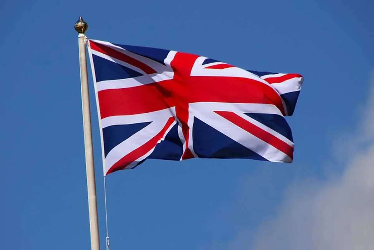 the flag of the United Kingdom of Great Britain and Northern Ireland