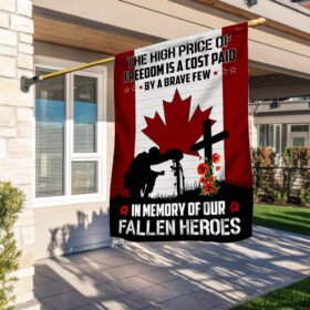 Canada Veteran Flag The High Price Of Freedom In Memory Of Our Fallen Heroes Canadian Veteran Flag MLN631F