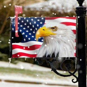 Patriotic Eagle American Mailbox Cover Magnetic MLN652MB