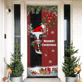 Christmas Farm Door Cover Moorry Christmas LNT636D