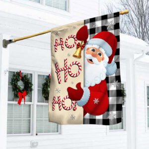 Christmas Santa Claus Welcome Home Ho Ho Ho Flag MLN732F