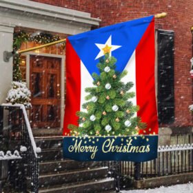 Puerto Rican Merry Christmas Flag TQN778F