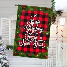 Merry Christmas And Happy New Year Flag TQN772F