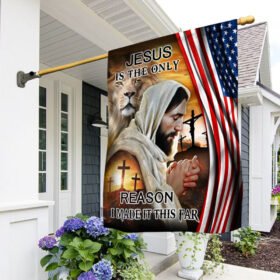 Jesus Is The Only Reason I Made It This Far American Flag BNN649F