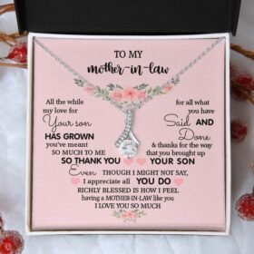 Mother in Law Necklace, Mother-In-Law Gift, Mom Gifts, Mother in Law Christmas Gift, Mother of the Groom Gift, Gift For Bonus Mom, Wedding Gift, Mother Day Gift, Jewelry Gifts TPT432NL