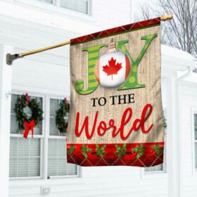 Canada Christmas Flag Joy To The World Flag TQN743F