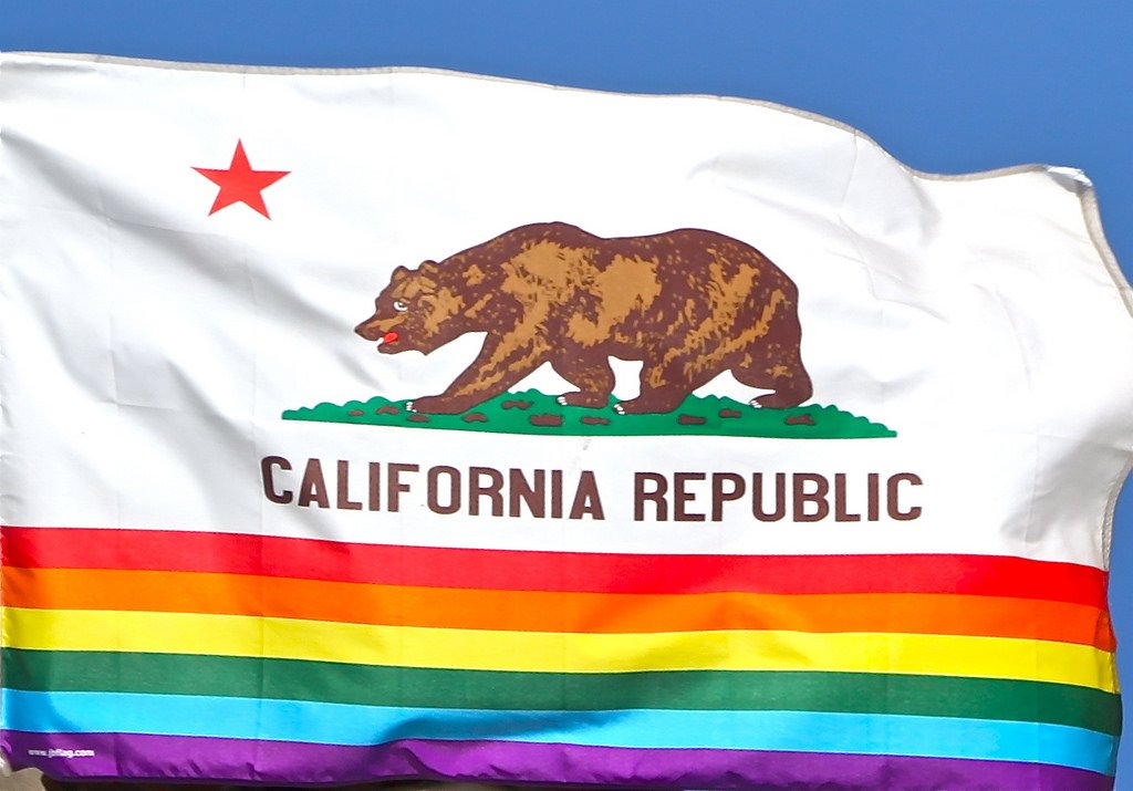 California pride flag