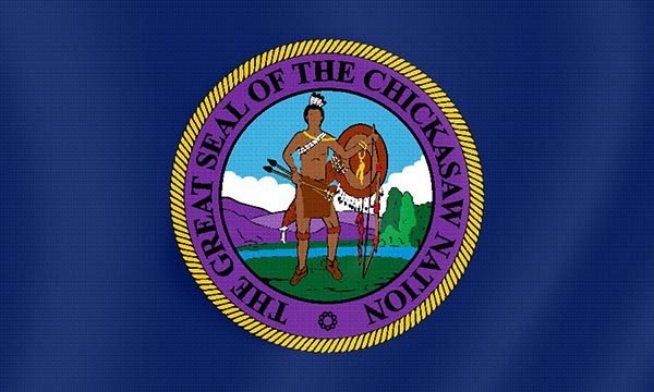 Chickasaw tribal flag