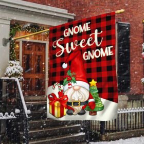 Christmas Gnome Flag Gnome Sweet Gnome LNT747F