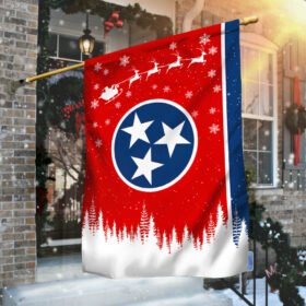 Tennessee Merry Christmas Flag TQN740F