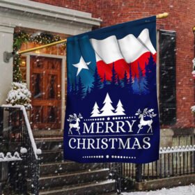 Texas Christmas Flag Merry Christmas Y'all TQN769F