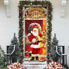 Santa Claus Christmas Door cover Home Decor TQN676D