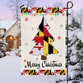 Maryland Christmas Flag Christmas Tree Maryland Christmas Decor TQN775F