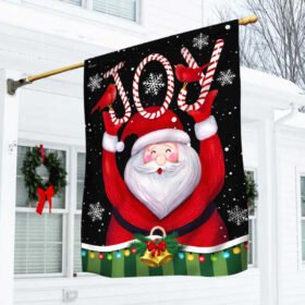 Joy Santa Claus Christmas Flag TQN682F