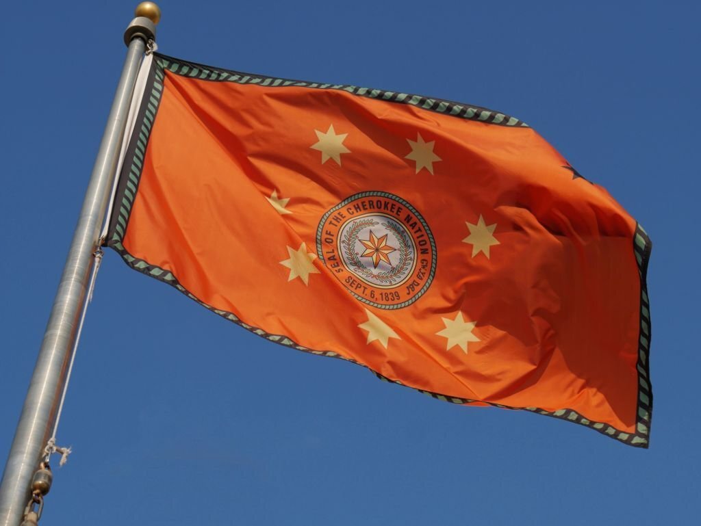 Flag of the Cherokee Indian