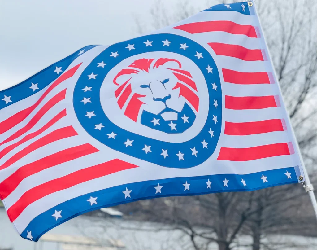 Patriot Lion Flag