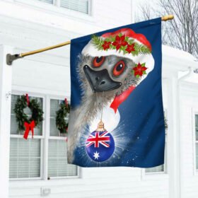 Australia Christmas Emu Flag Bauble LNT777F